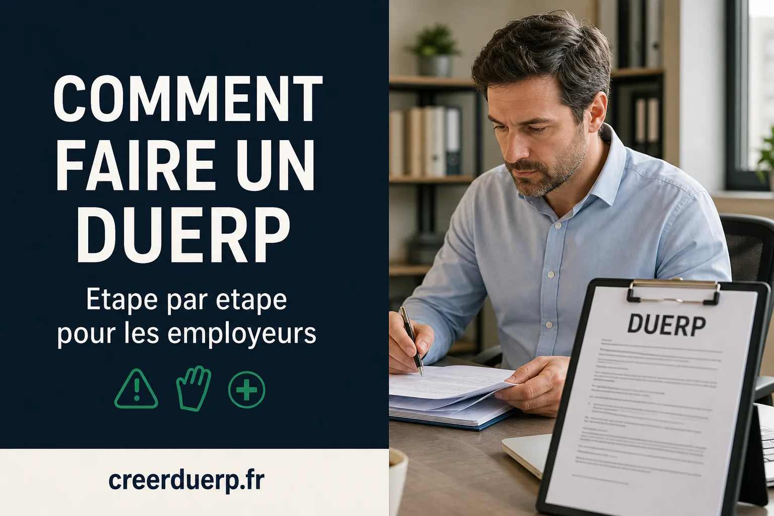 Illustration DUERP comment faire un duerp etape par etape - prevention des risques professionnels