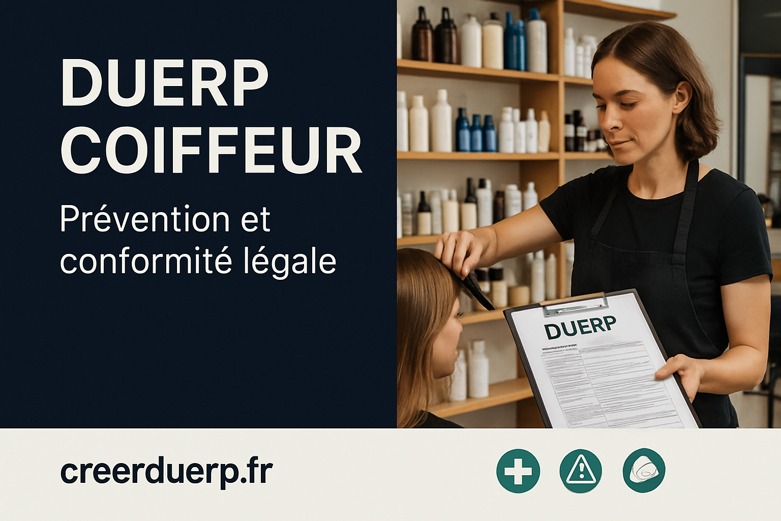 DUERP Coiffeur : risques concrets, obligations et points de controle